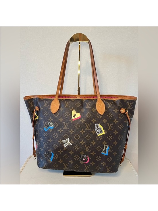 Louis Vuitton Handbags - Louis Vuitton Limited Edition Love Lock Monogram Neverfull